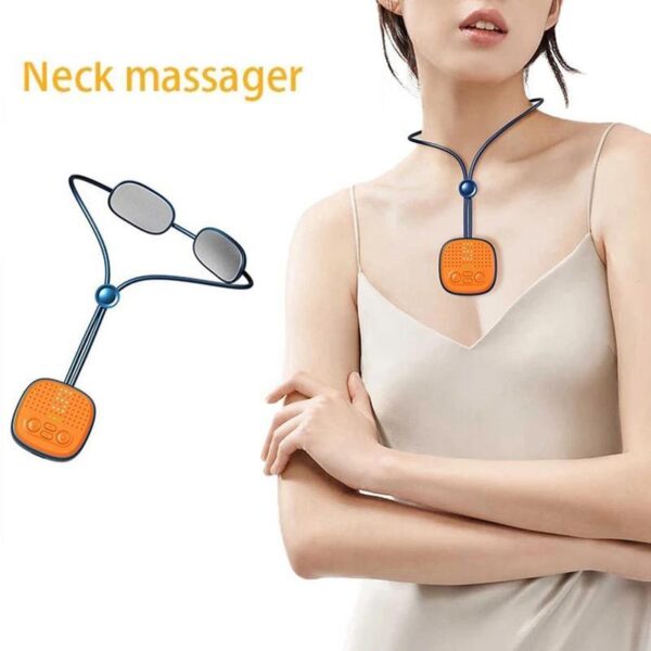 Intelligent Portable Neck Massager – 4D Cordless Deep Tissue Pulse for Home, Office, & Car