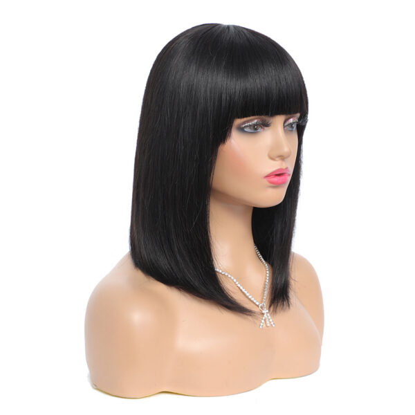 Women's Short Hair Series Real Hair Bob Headgear - Image 3