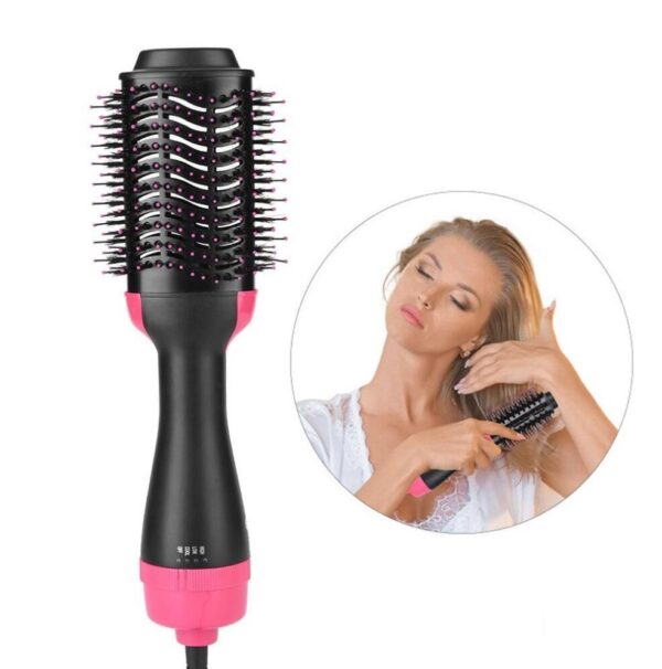 One-Step Electric Hair Dryer – Multifunctional Comb, Straightener & Curler