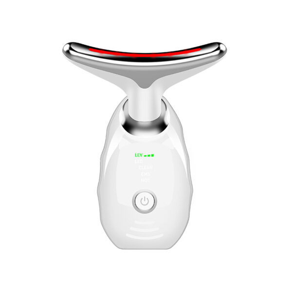 3-in-1 Neck & Face Beauty Device – Portable Massager with Vibration, Thermal, and Microcurrent - Image 9