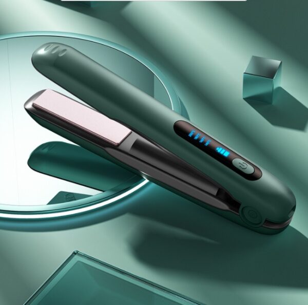 Portable Wireless Hair Straightener & Curler 2-in-1, USB Rechargeable, 4 Heat Levels, 5000mAh - Image 8