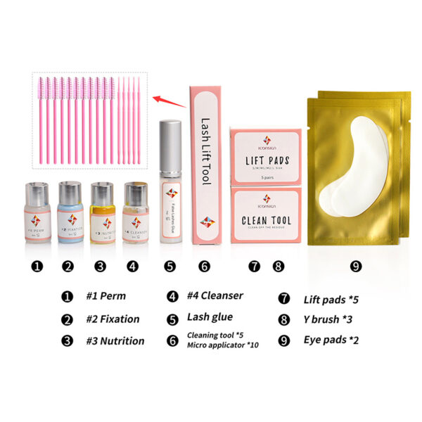 Upgraded  Lash Lift Kit - Eyelash Perming & Makeup Tools - Image 2