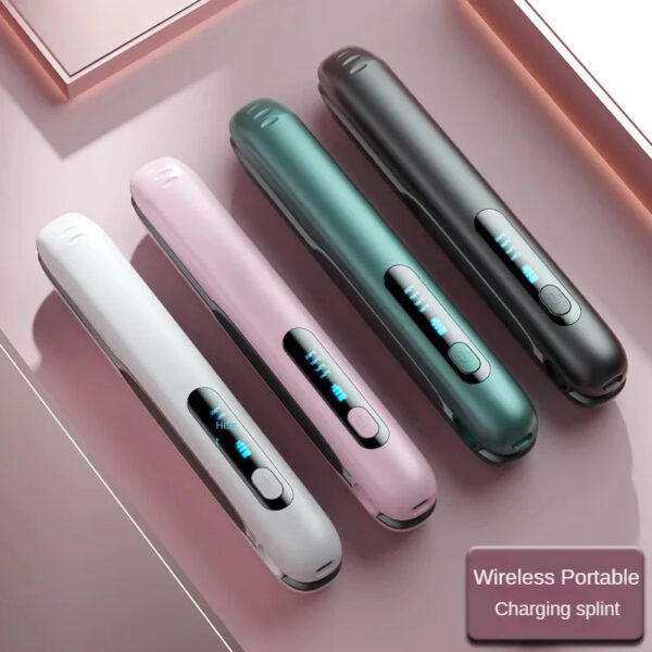 Portable Wireless Hair Straightener & Curler 2-in-1, USB Rechargeable, 4 Heat Levels, 5000mAh - Image 9