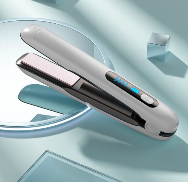 Portable Wireless Hair Straightener & Curler 2-in-1, USB Rechargeable, 4 Heat Levels, 5000mAh - Image 5