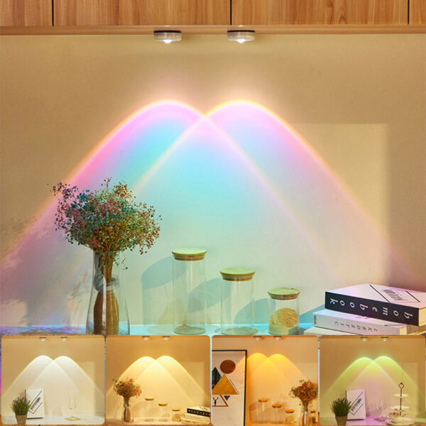 Battery Powered Sunset Nightlight Wall Lamp For  Decoration