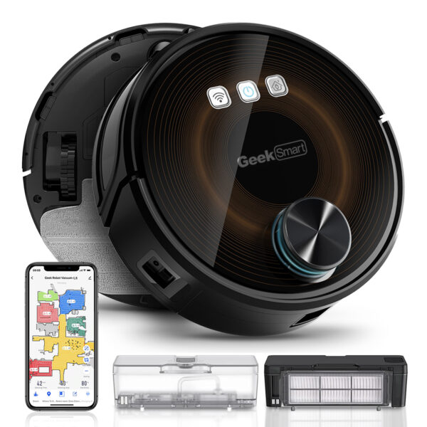 Geek Smart L8 Robot Vacuum Cleaner And Mop With Wi-Fi - Image 4