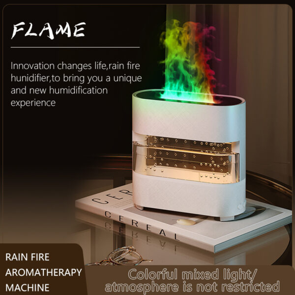 2024 Rain Cloud Fire Humidifier – Water Drip Aroma Diffuser - Image 7